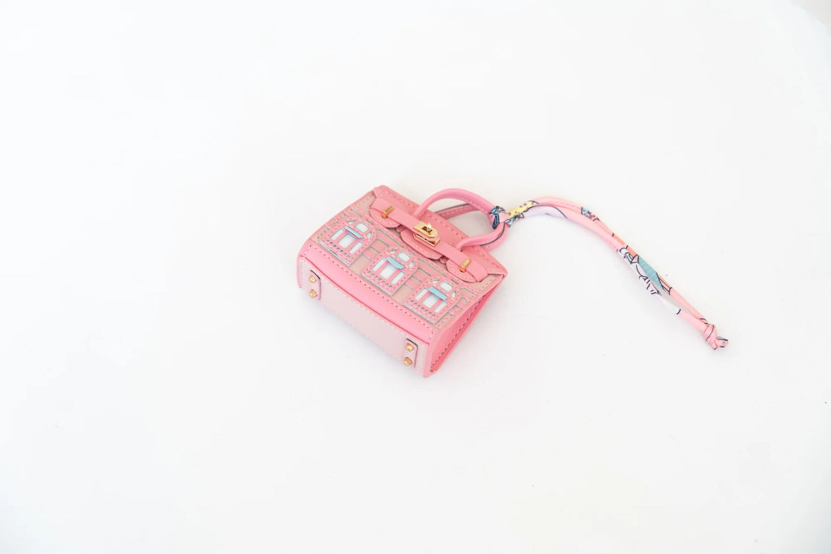 The Mini Bag Charm in Blush