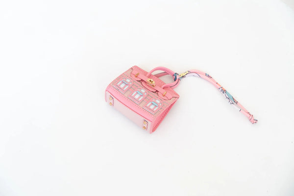 The Mini Bag Charm in Blush