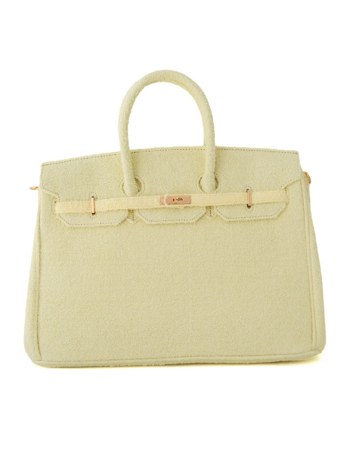 The Beachkin Tote in Butter Yellow